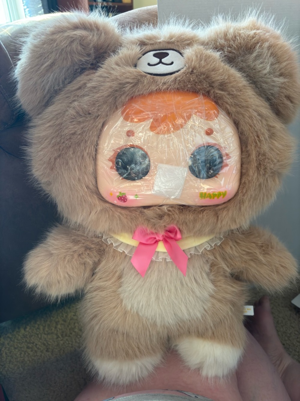 San Xiao Mao Pink Plush Toy - Intelligent AI Plush 1000%
